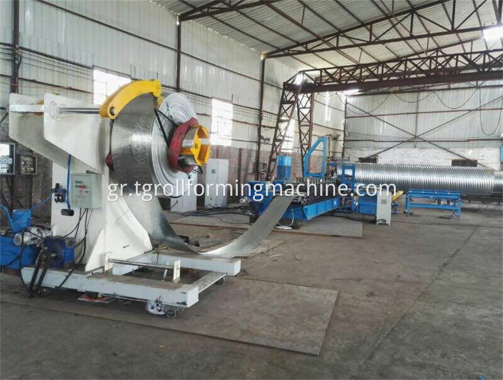 Spairal Corrugated Culvert Pipe Machine